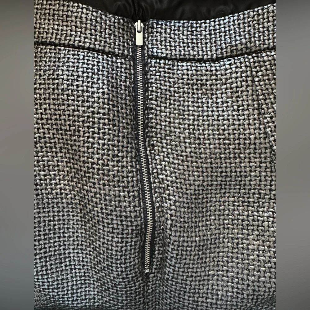 Banana Republic Metallic Tweed Pencil Skirt- Size 12 Tall NWTs - Picture 7 of 12